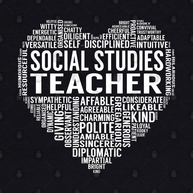 Social Studies Teacher Heart by LotusTee